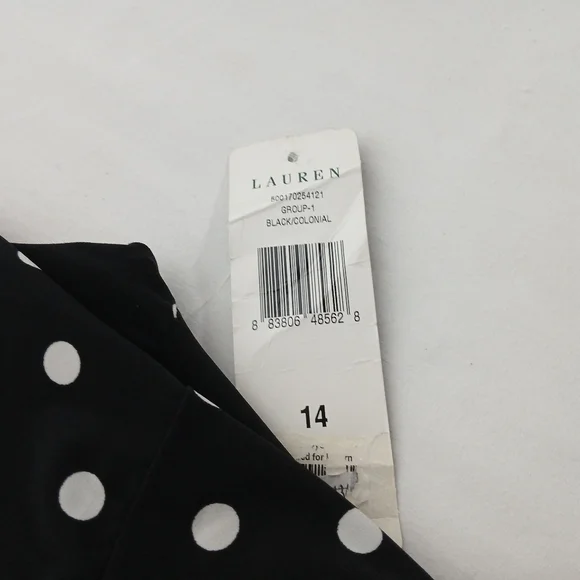 Lauren Ralph Lauren Sleeveless Lined Midi Dress. Size 14 NWT - Picture 5 of 9